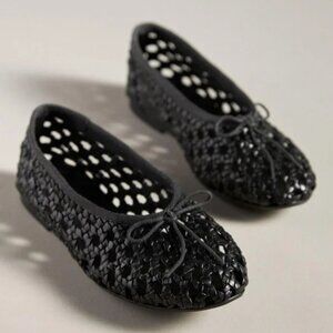 Pilcro woven ballet flats